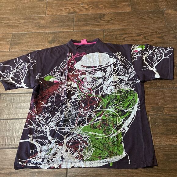 VTG, Y2K Brooklyn Xpress BT T Shirt Size XXL - Picture 1 of 16